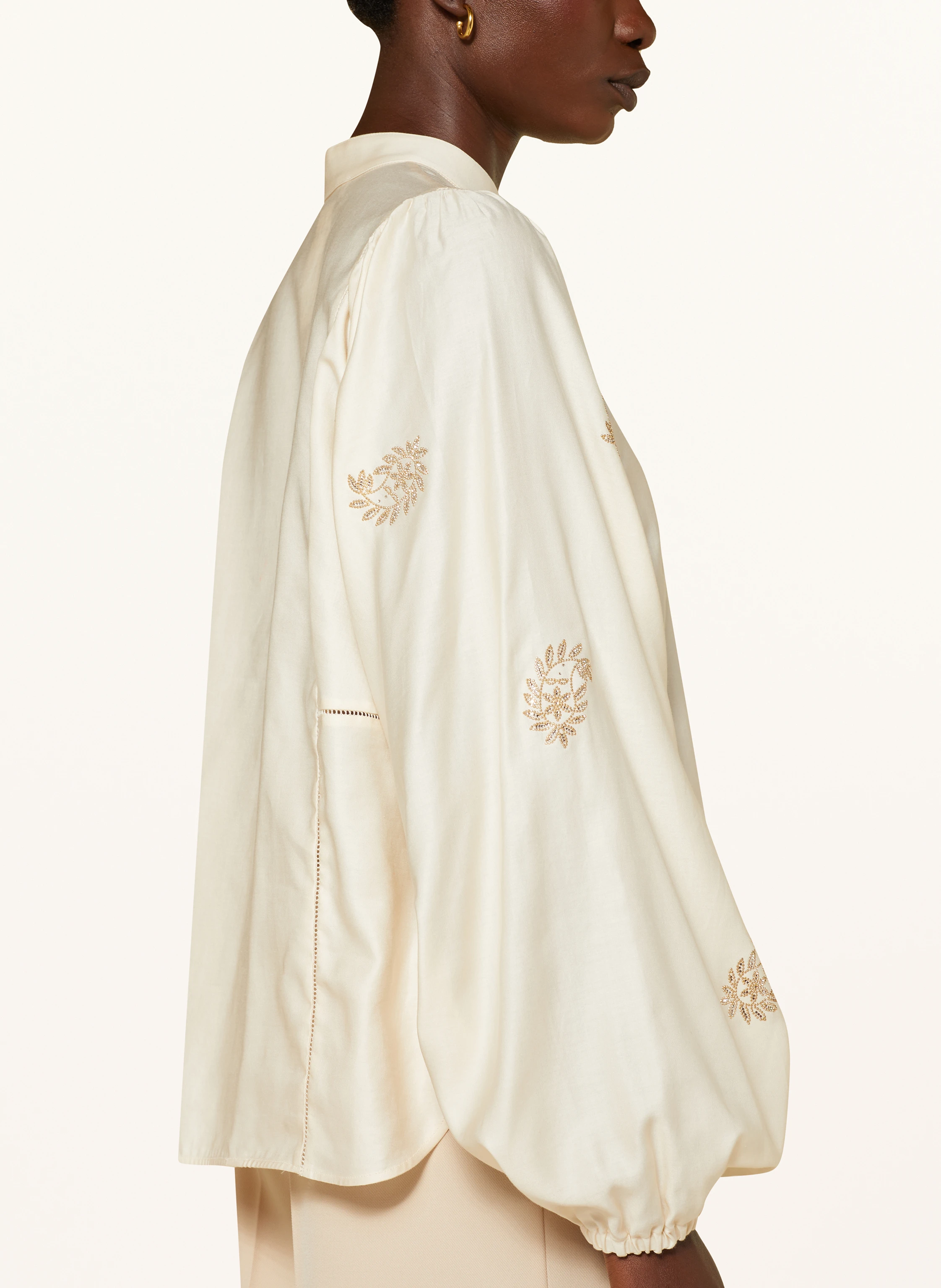 Max Mara Bluse CALADIO mit Schmucksteinen