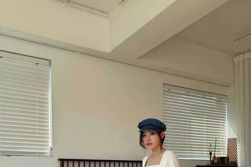 Seoulchic - Monotone cargobroek met trekkoord