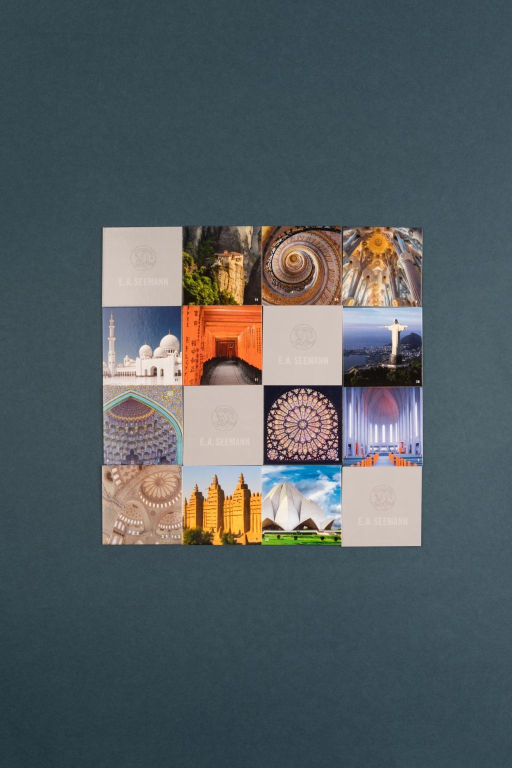 Heilige Stätten. Memo | Places of Worship. Matching Game