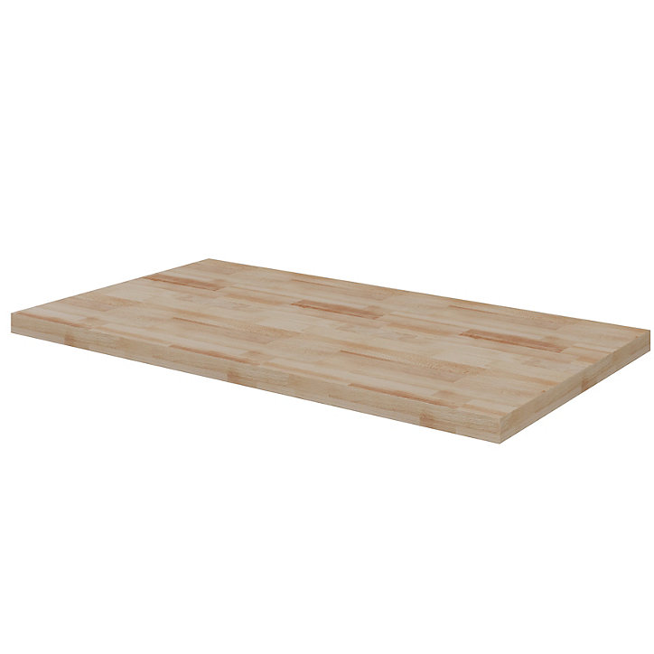 Plan de toilette GoodHome Hartland L. 80 cm chêne