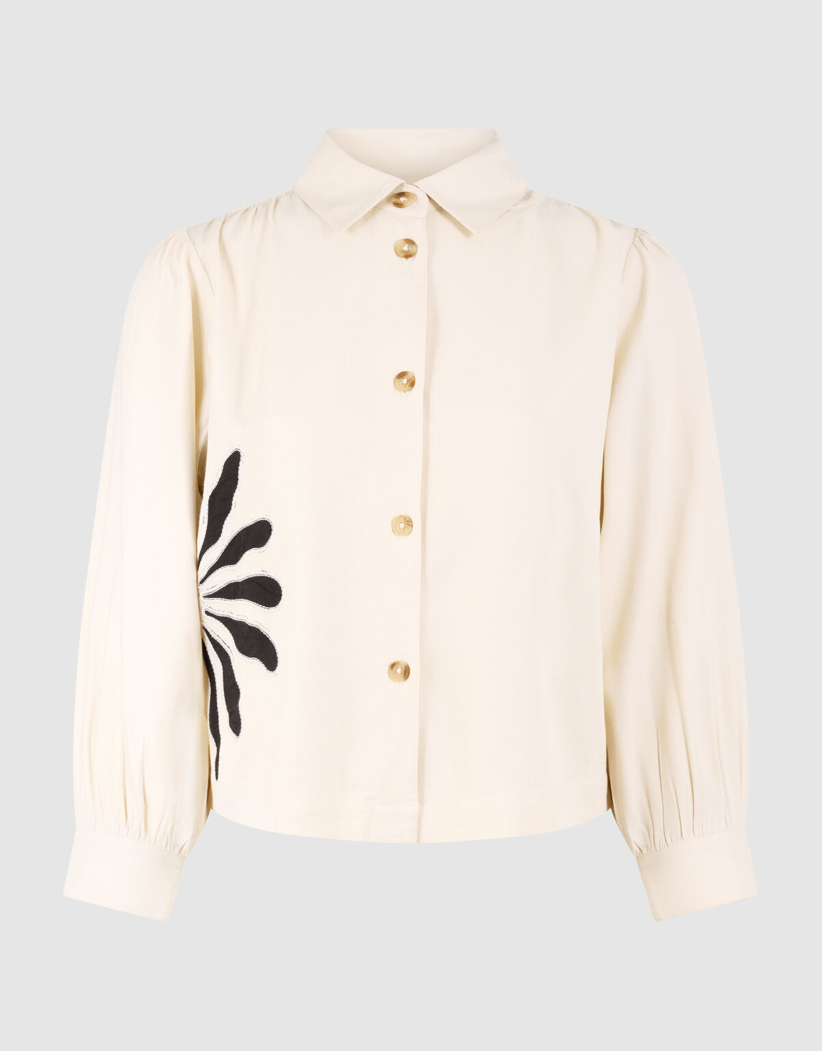 Embroidery Blouse Gebroken Wit