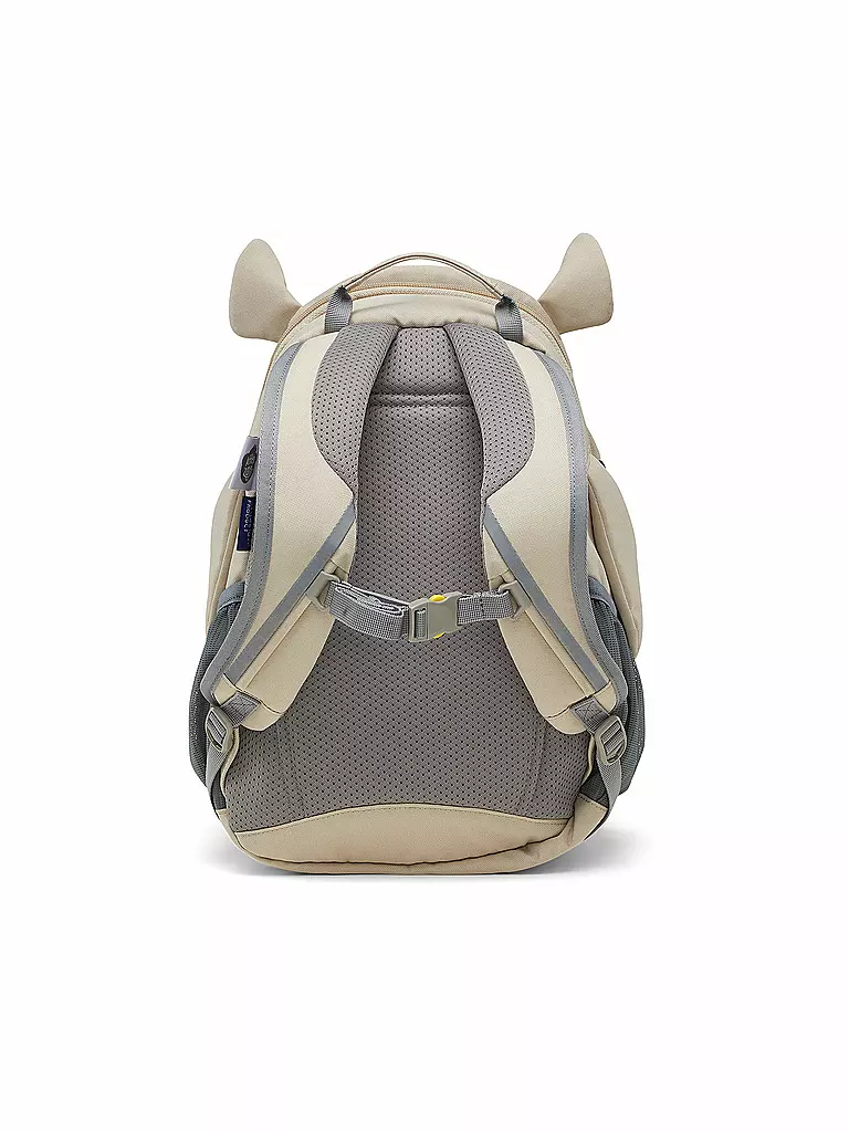 AFFENZAHN Kinder Rucksack Große Freunde - Nashorn grau