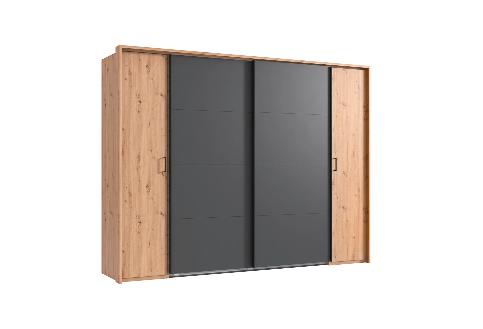 Kleiderschrank PHILADELPHIA braun/ grau