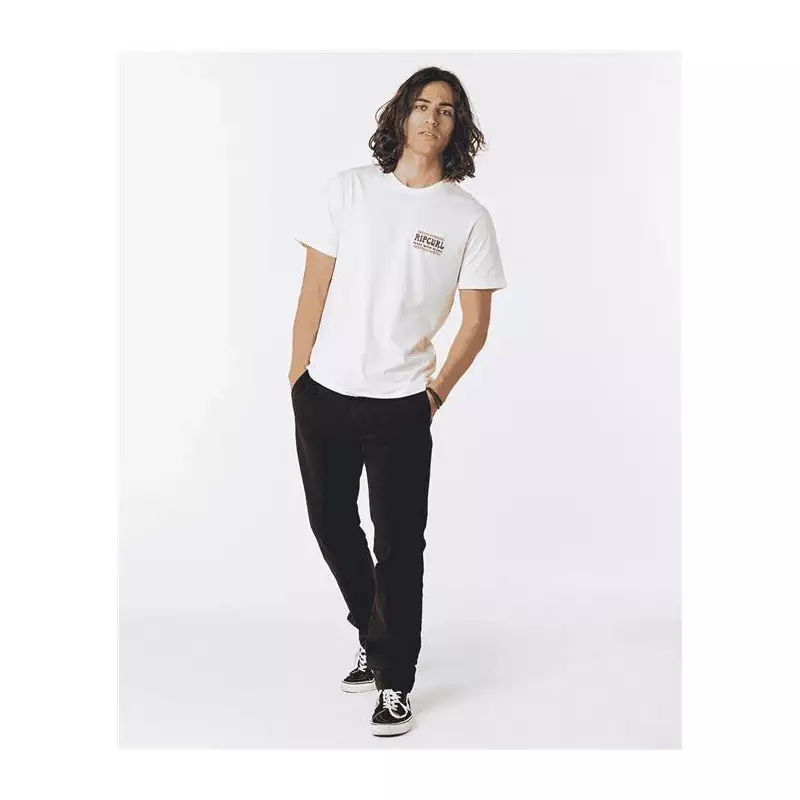 Teeshirt RIPCURL Down The Line Sstee Bone M