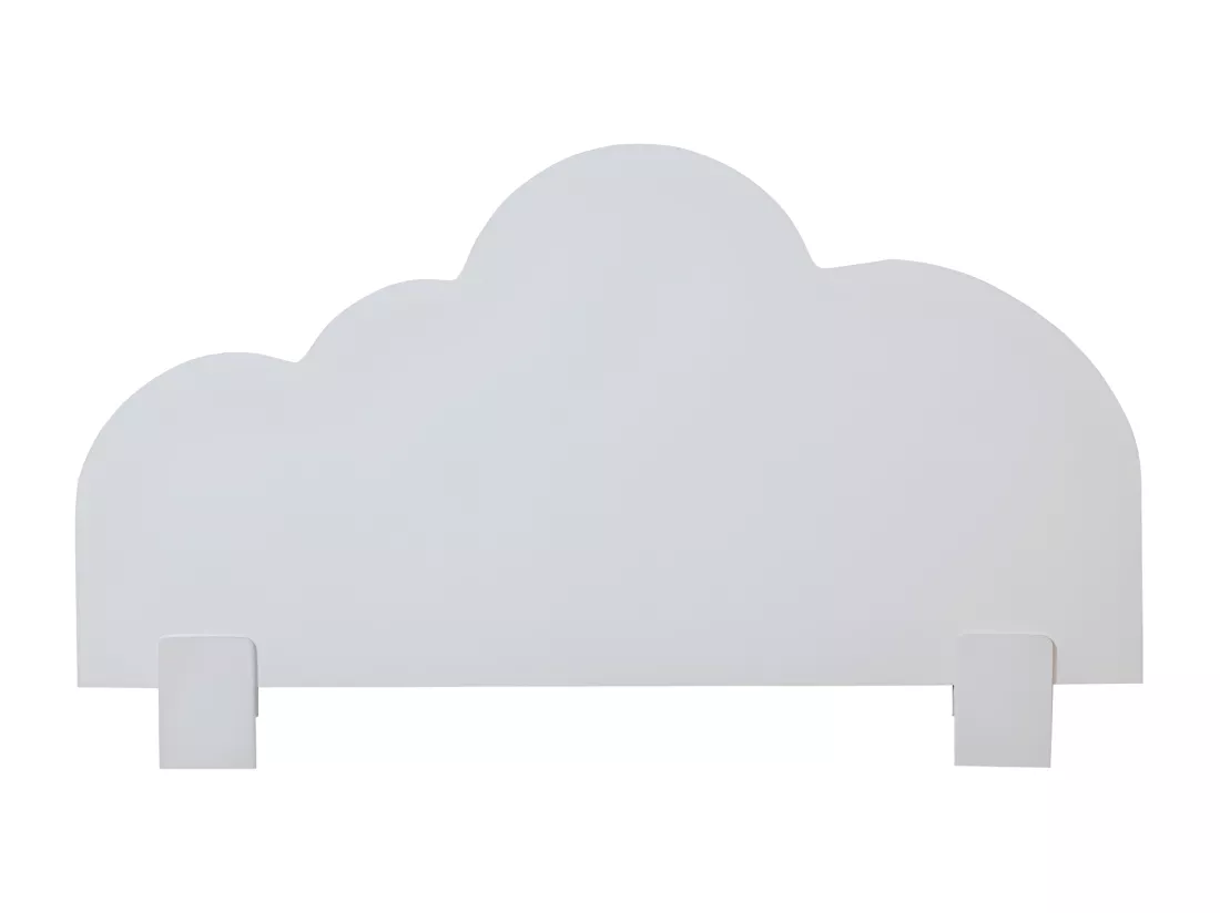 Barrière de lit en aggloméré blanc 45x87x2cm