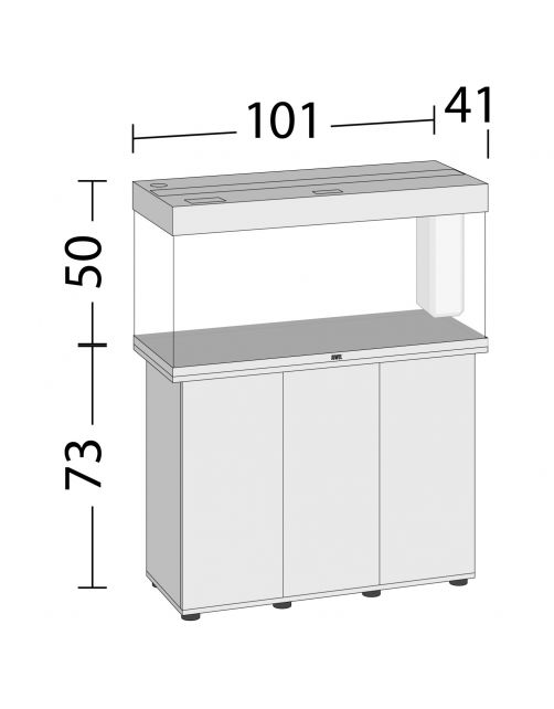 Juwel Aquarium Rio 180 Led 101x41x50 cm - Aquaria