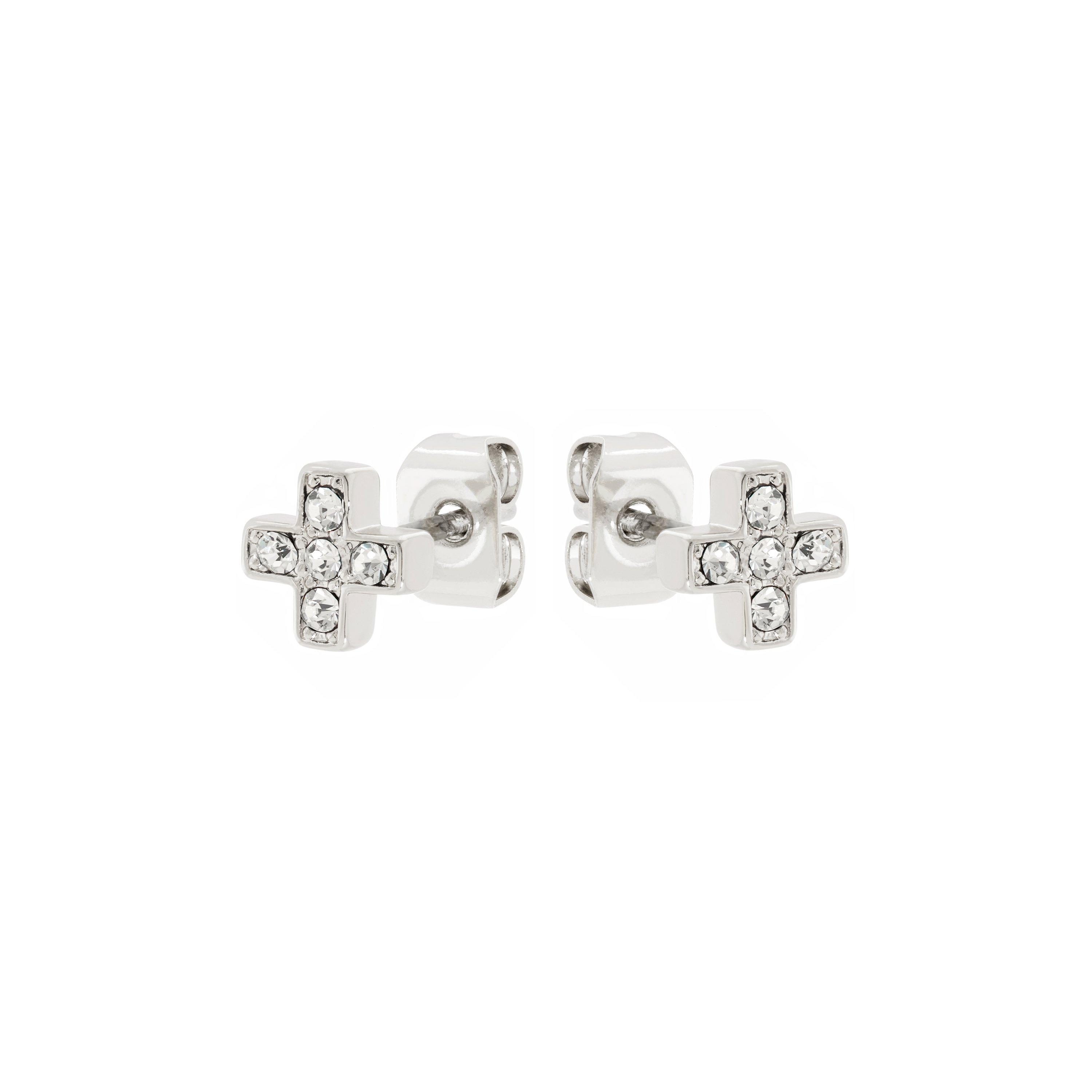 All We Are Chakana Inca Cross Stud Earrings