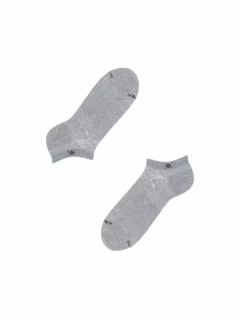 BURLINGTON Herren Sneaker Socken EVERYDAY 2-er Pkg. 40-46 light grey grau