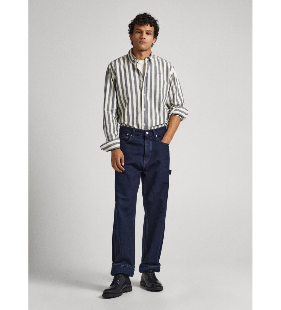 Pepe Jeans Camisa Crivitz branco, cinza