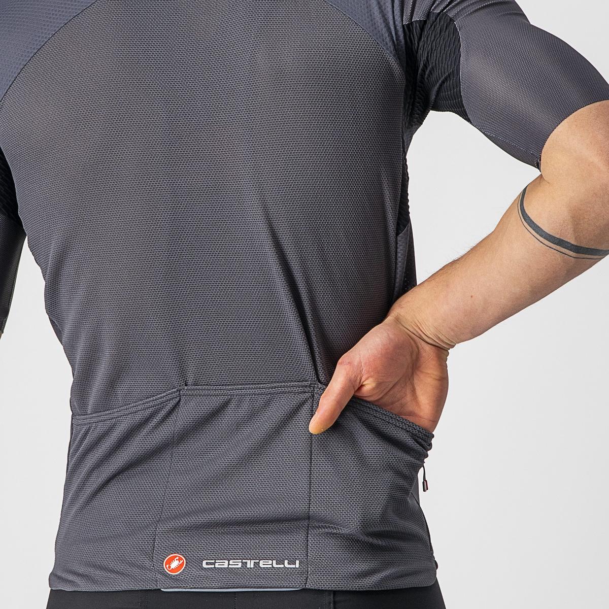 Castelli Endurance Elite Jeysey Lysegrå