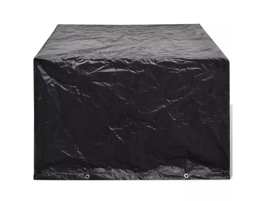 VIDAXL - Housse de table extérieur Housse de salon de jardin résine tressée 8 œillets 113x113cm