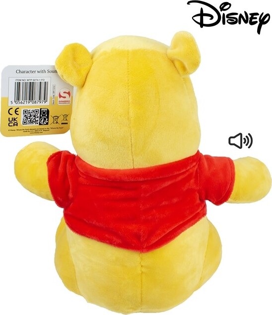 Peter Plys Bamse Med Lyd - Disney - 28 CM