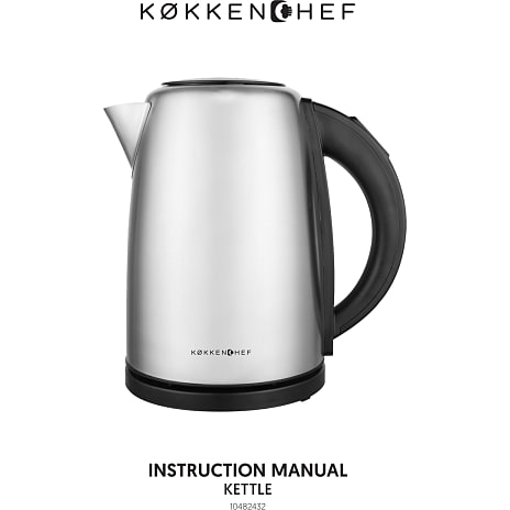 Køkkenchef digital elkedel - 1,7 liter