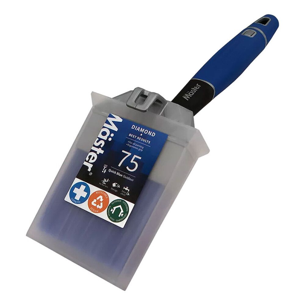 FASADEPENSEL MÄSTER DIAMOND QUICK BLUE 75MM