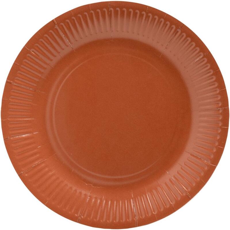 Assiette en carton, rond, 230 mm