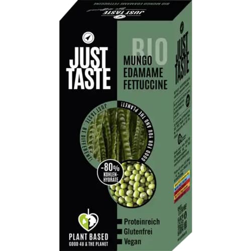 Just Taste Bio Mungo-Edamame Fettuccine glutenfrei