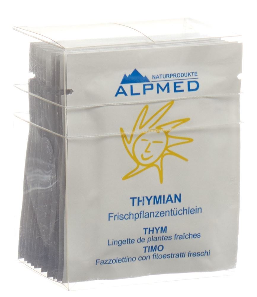 Alpmed Frischpflanzentüchlein Thymian 13 Stk