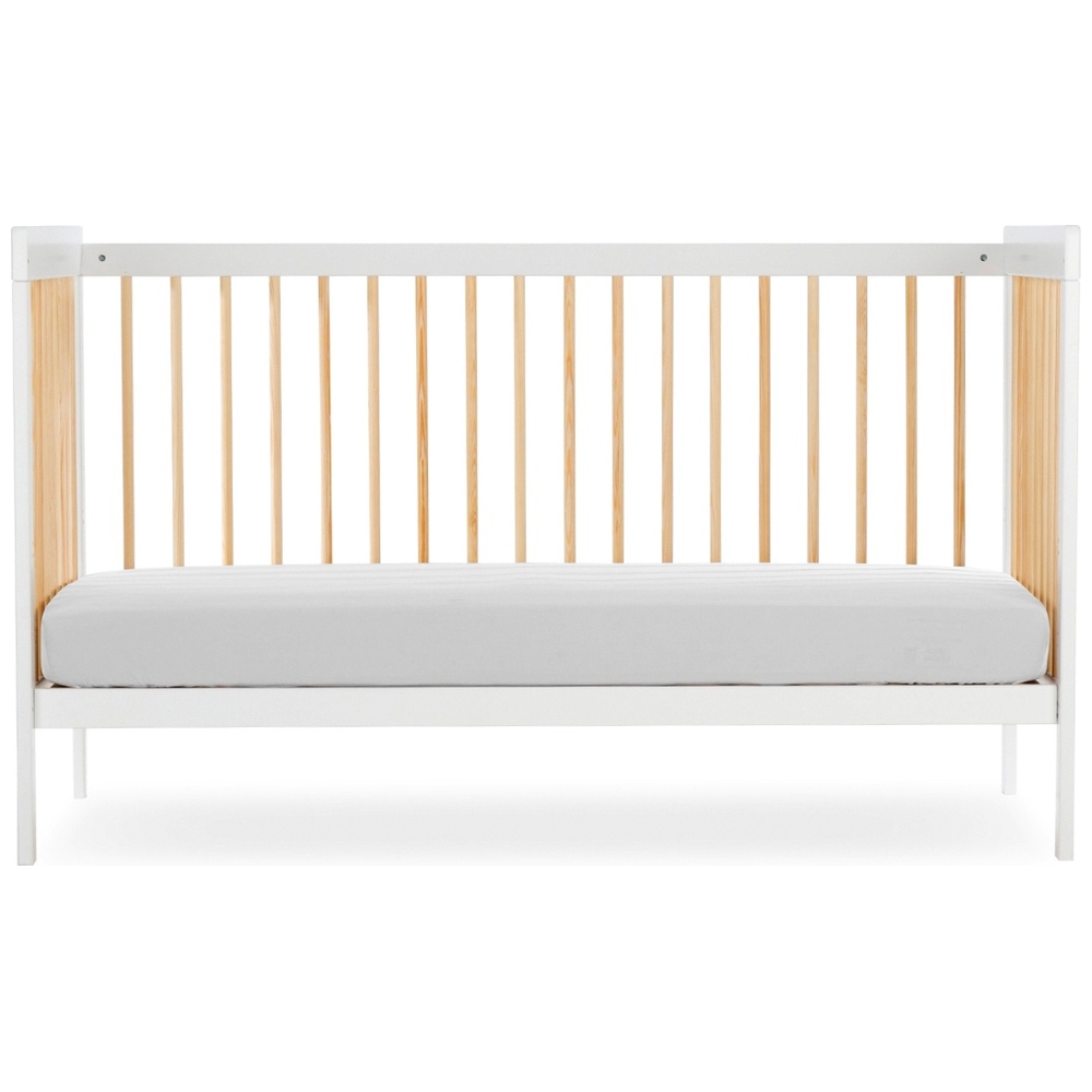 CuddleCo Nola Kinderbett in Weiß und Natur