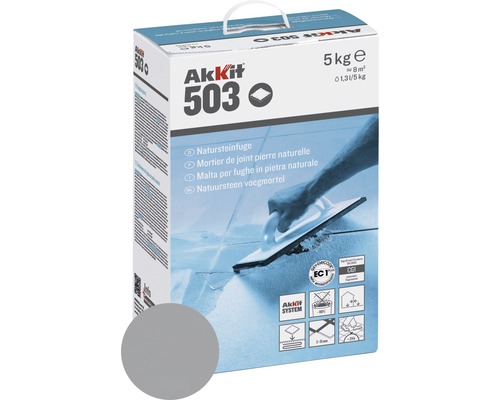 Akkit 503 natuursteenvoeg grijs 5 kg