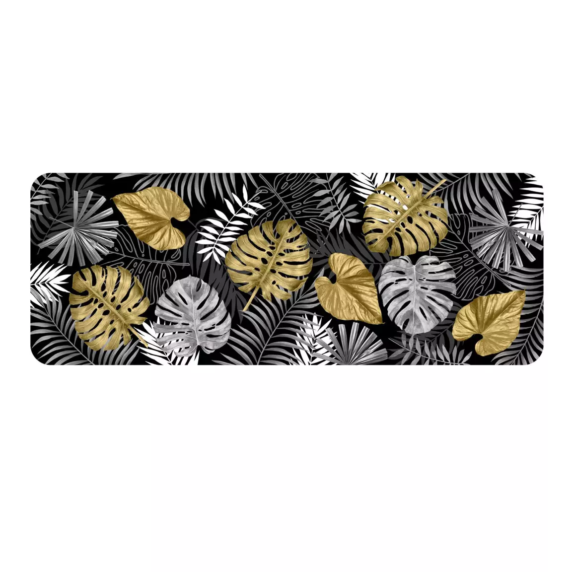 Tapis antidérapant (45 x 120 cm) Blue Bay Noir