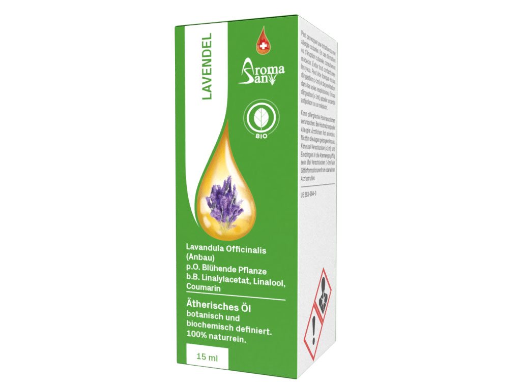 Aromasan Lavendel<br>15 ml, Ätherisches Öl, in Schachtel Bio