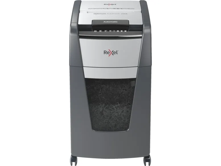Makulator Rexel Optimum AutoFeed  225X krydsmakulering 4x25 mm (P-4)