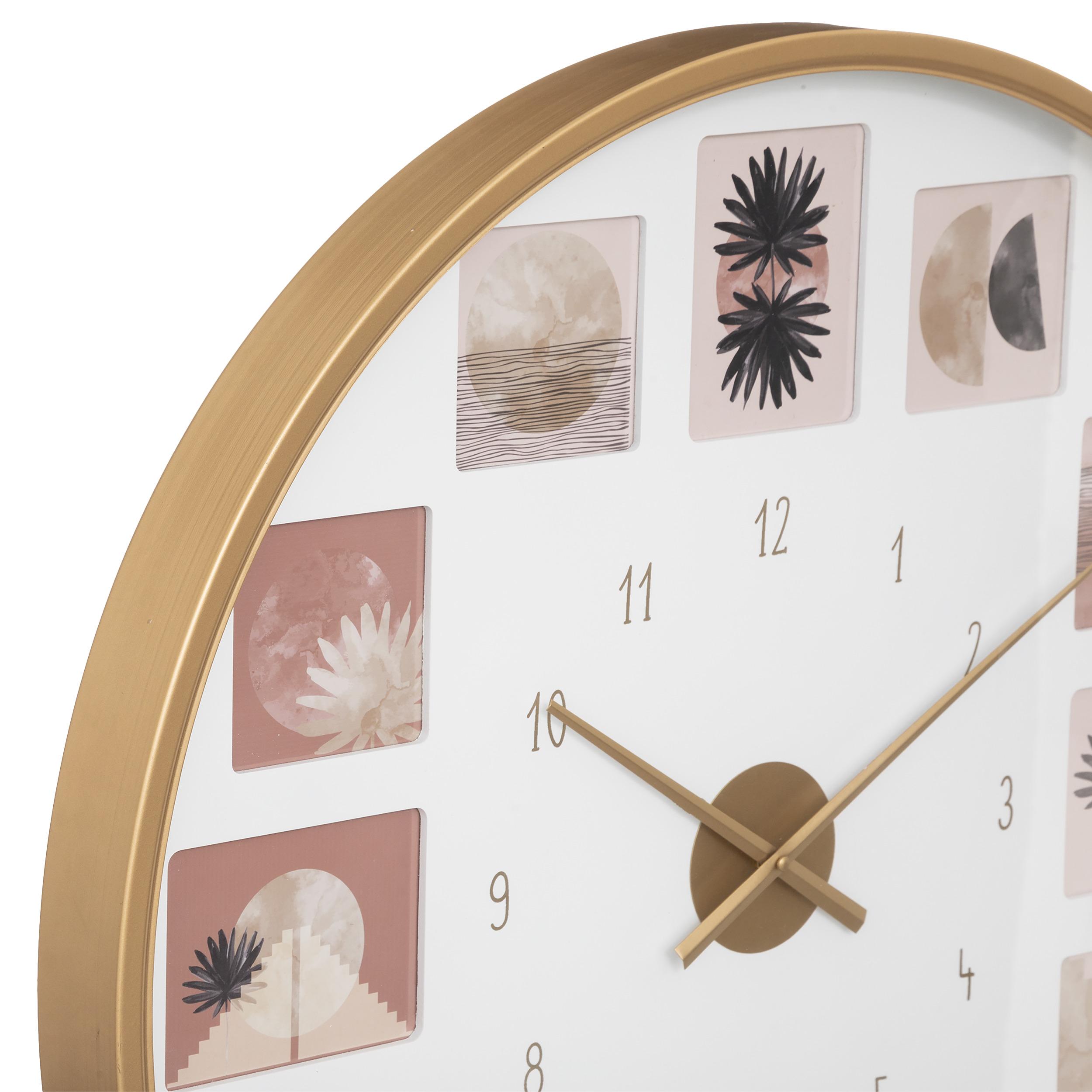 HORLOGE METAL PELE MELE D.76.5CM