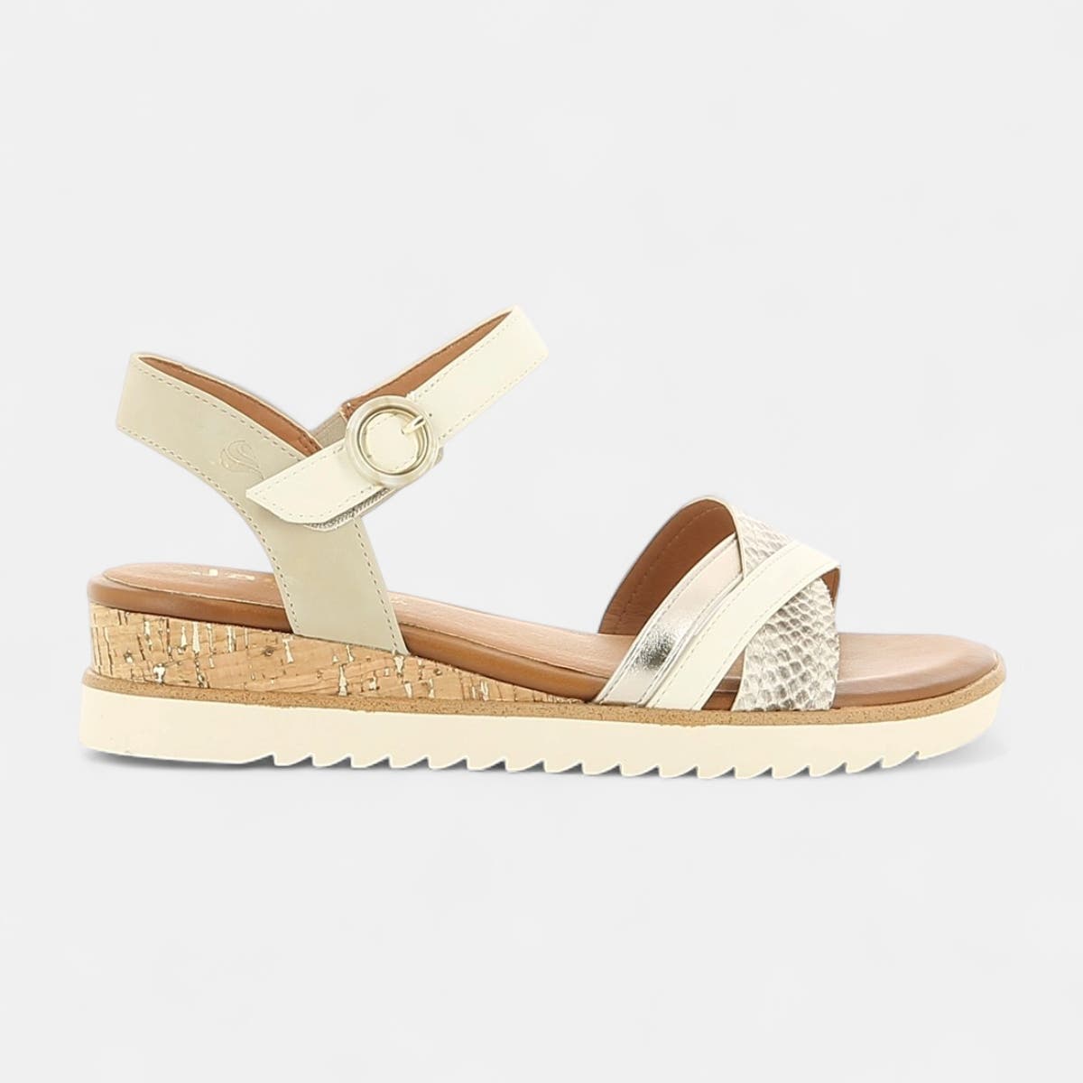 Nu-pieds Femme beige