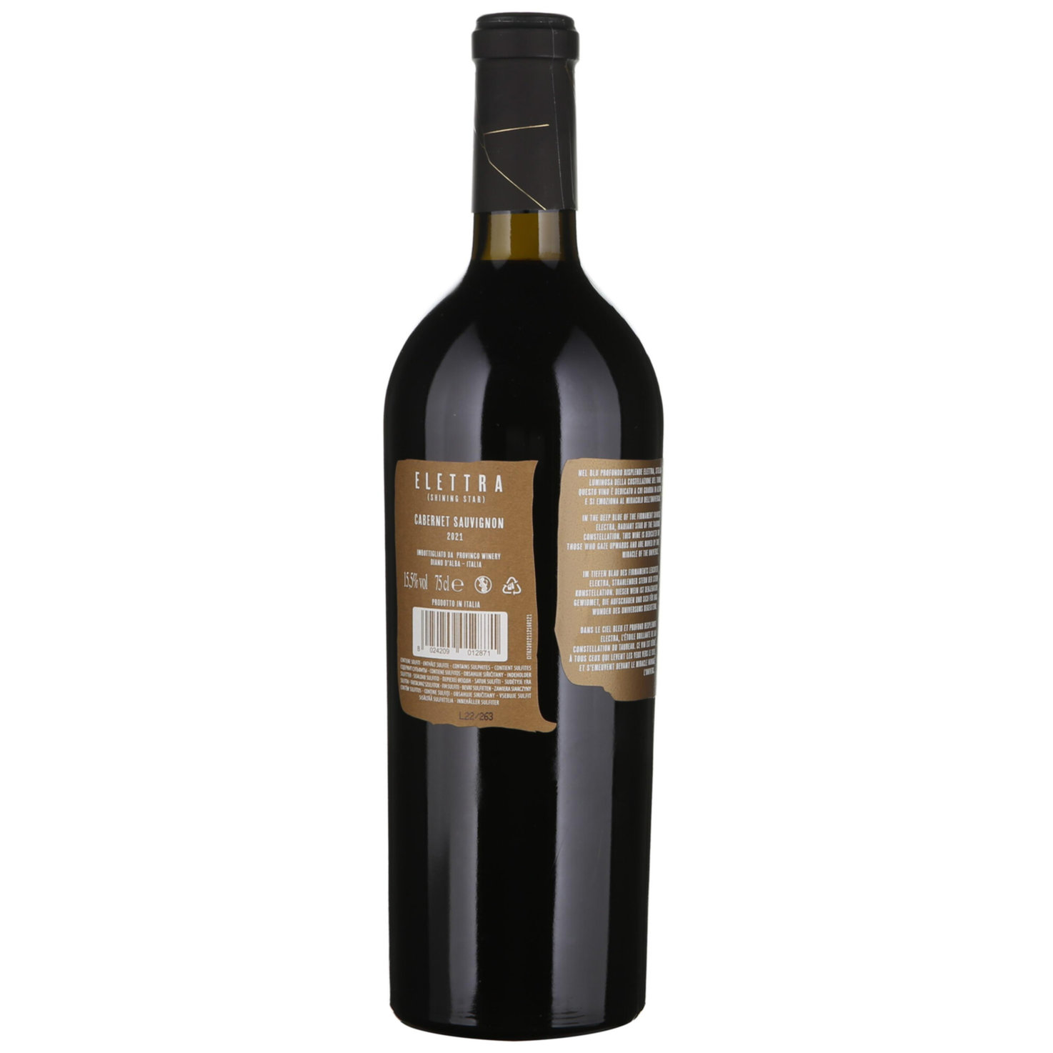 Puglia IGT Cabernet Sauvignon Elettra Giordano -75cl