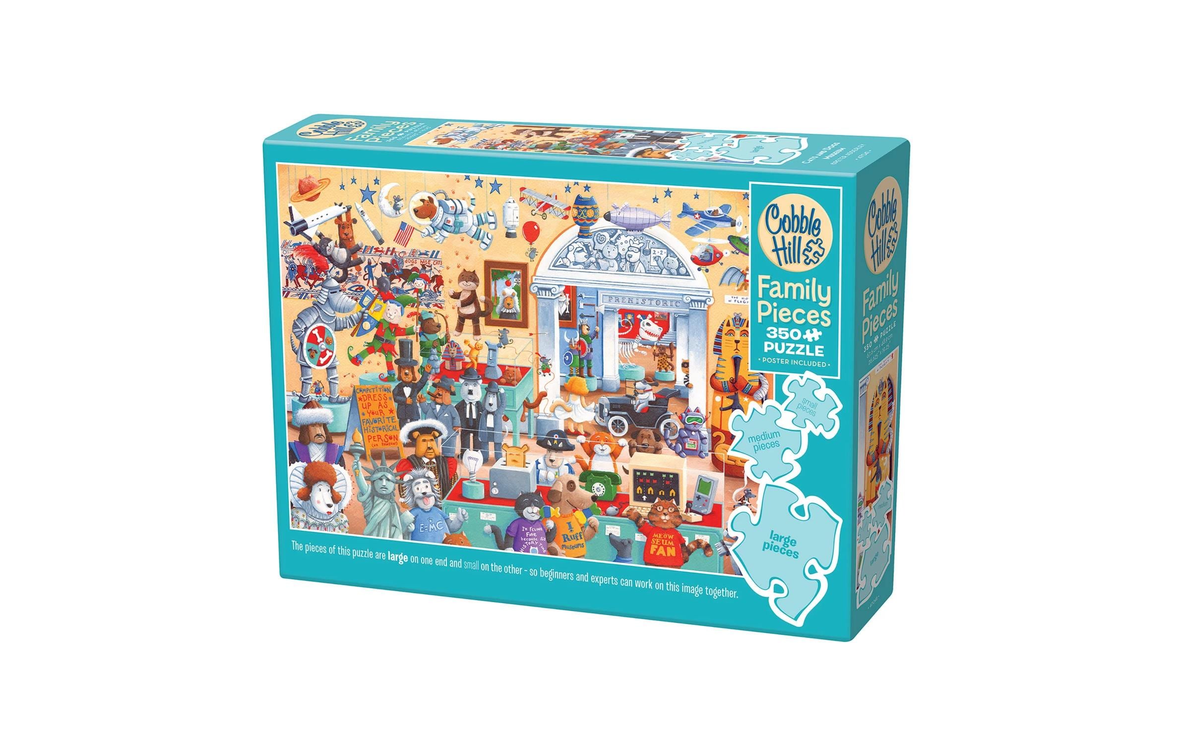 Puzzle Katzen und Hunde Museum 350 TeileSpiel für die ganze Familie