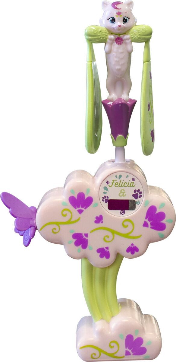 Sky Dancers - Flyvende Fe Dukke Og Kat - Felicia Og Flora - 2 Stk