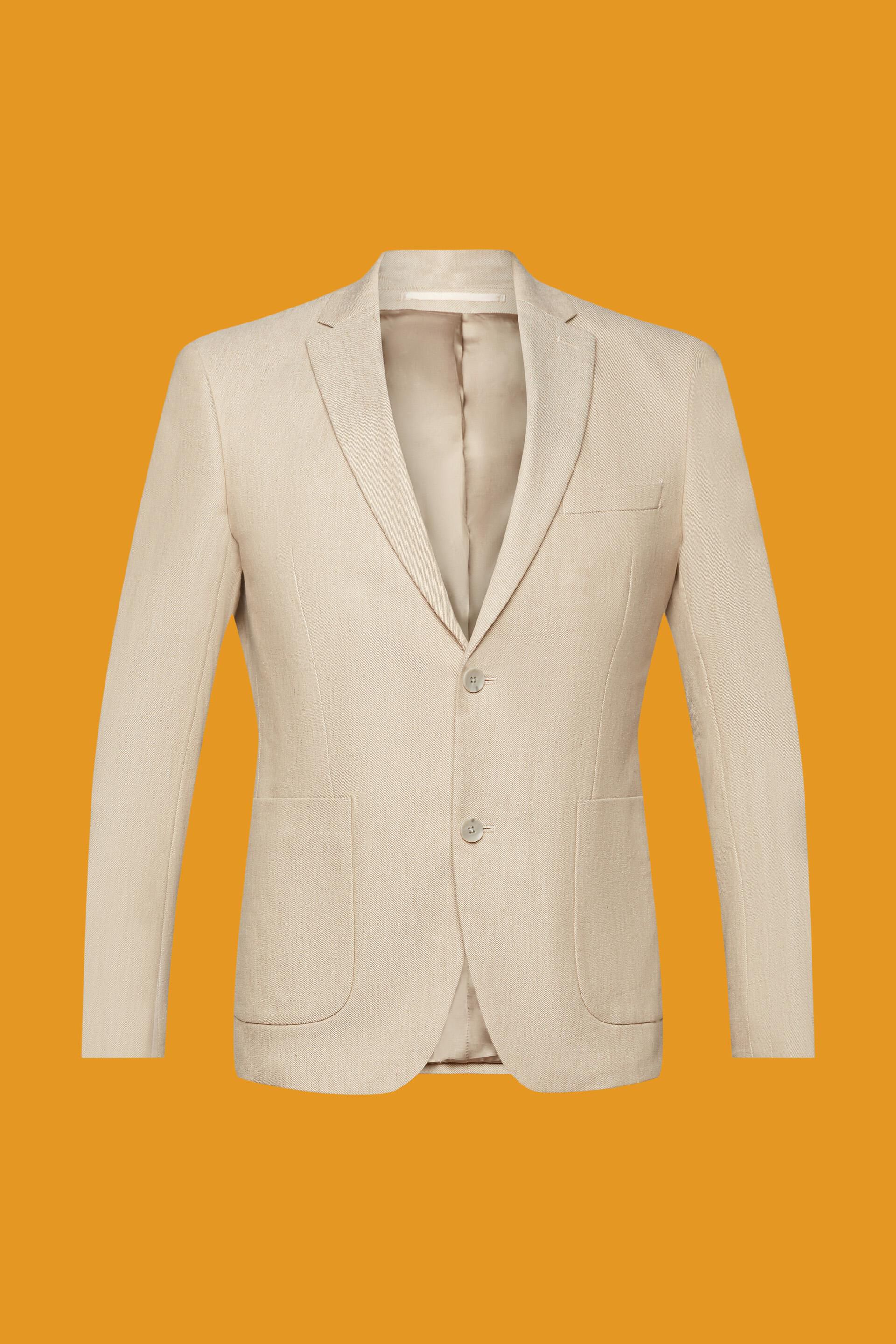 Blazer de coupe Slim Fit à boutonnage droit