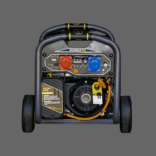 KOMPAK Dual Fuel Gas Benzin 10kVA Stromaggregat 230V\/400V