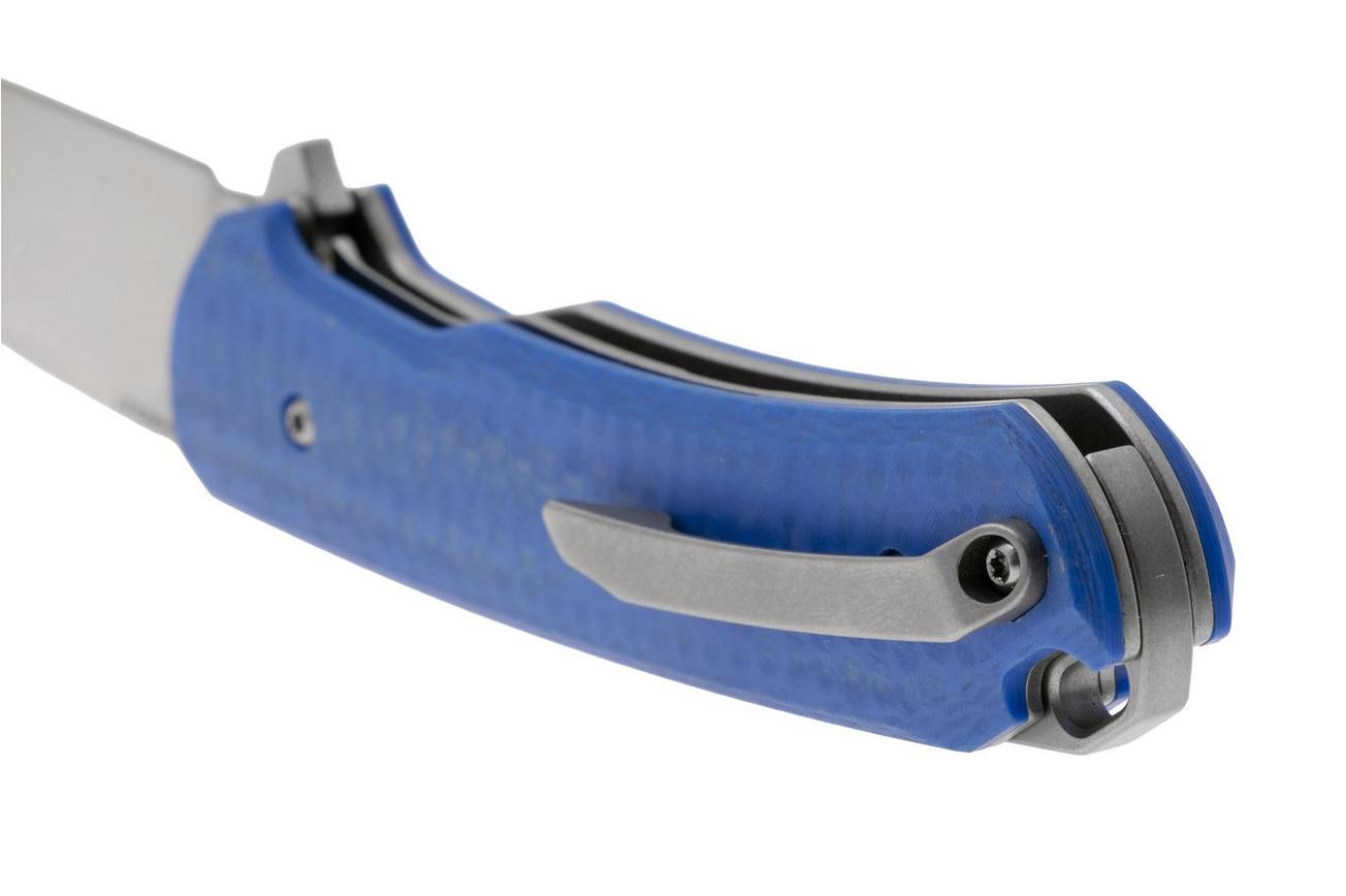 MK Knives & Tools Humbler Skyline 02F.BP002, Satin CPM MagnaCut, Blue CarbonTex G10 zakmes