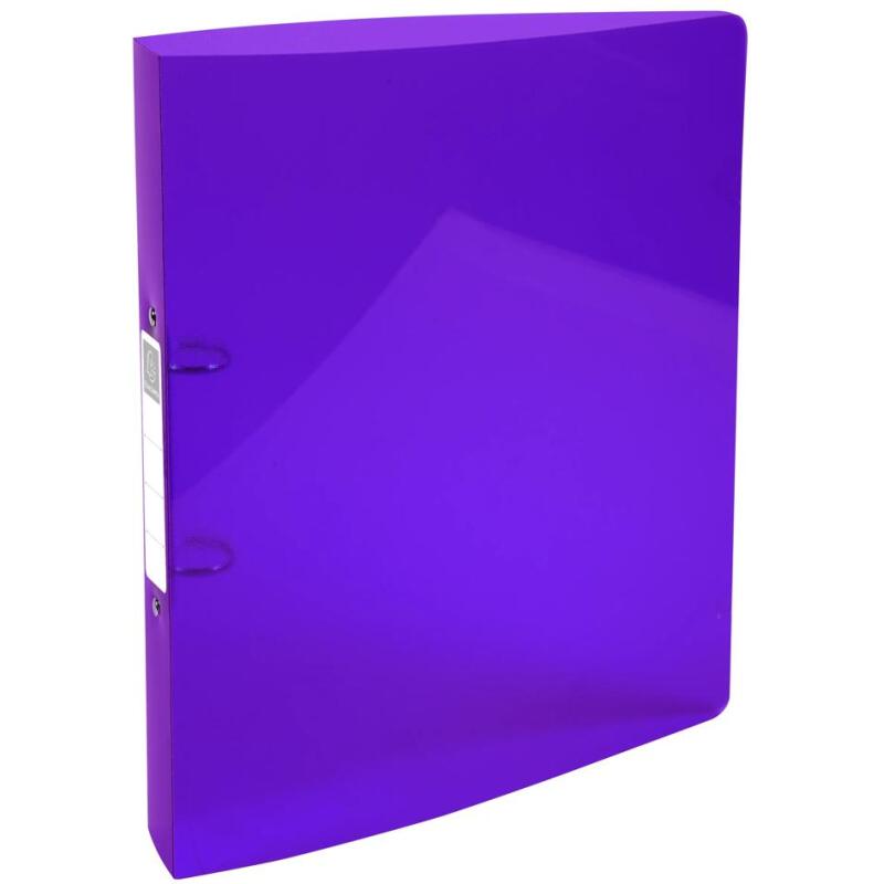 Classeur 2 anneaux plastifié Exacompta Iderama  A4 - Dos 3 cm couleurs assorties