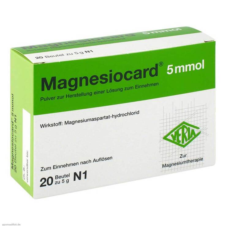Magnesiocard 5 mmol Pulver, 20 St