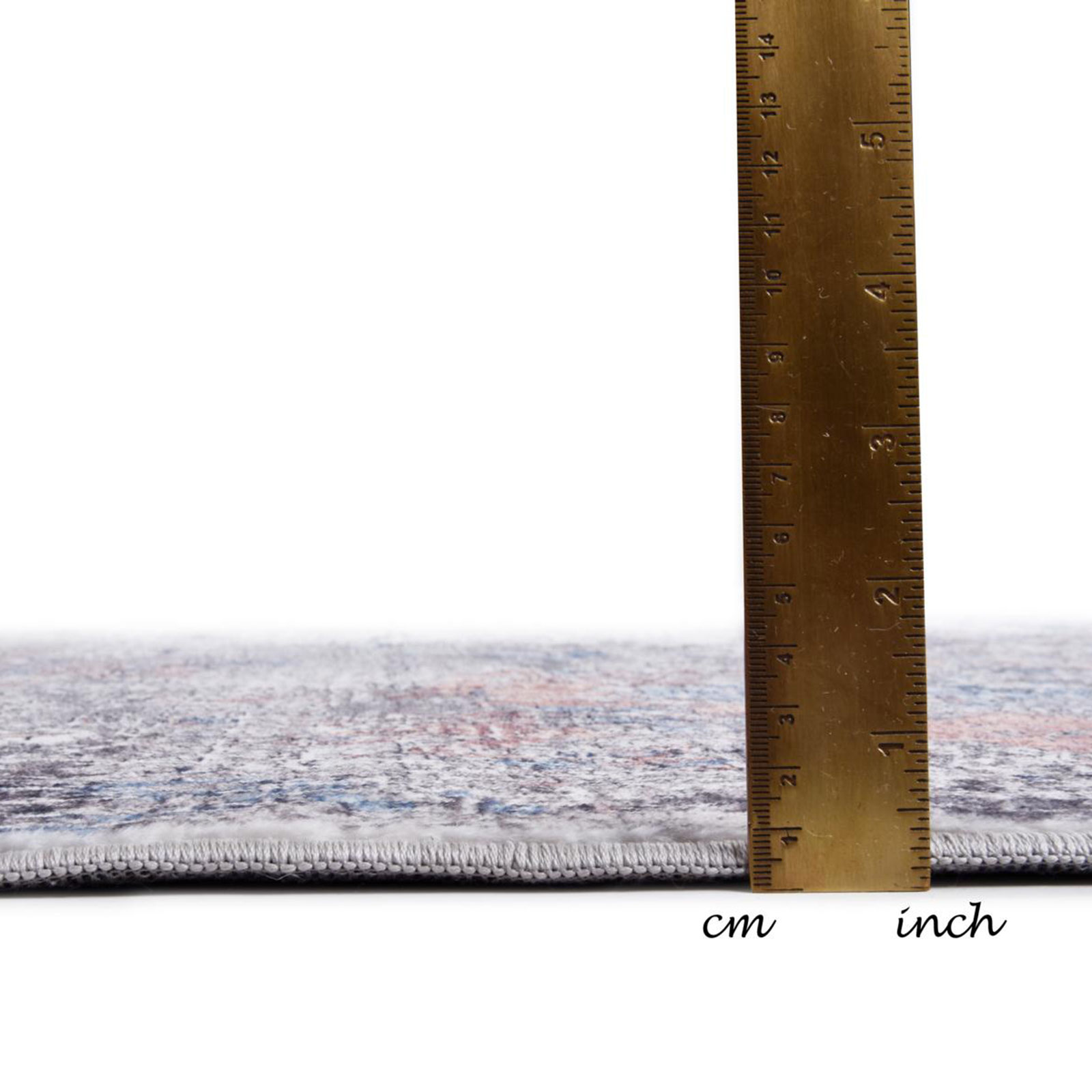 Teppich RACHELE - grau-mehrfarbig - 70x140 cm