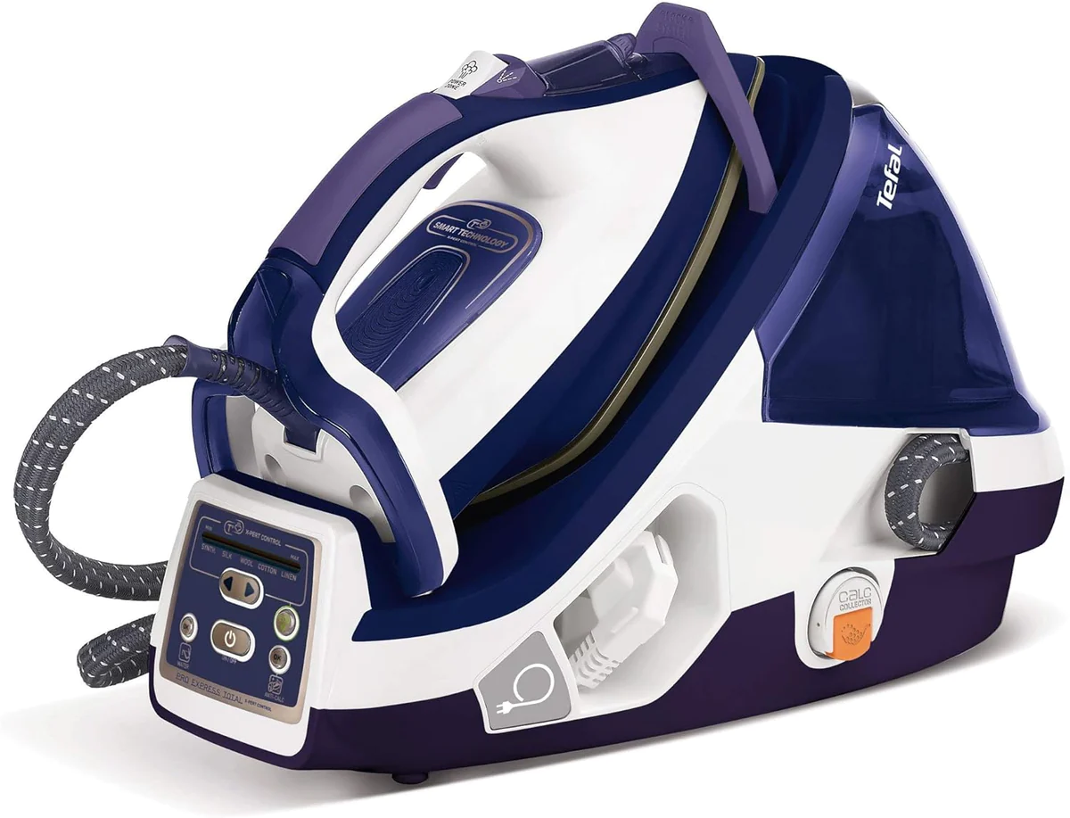 Centrale Vapeur haute Pression de 1,6L avec 7,2 Bars 2400W blanc mauve