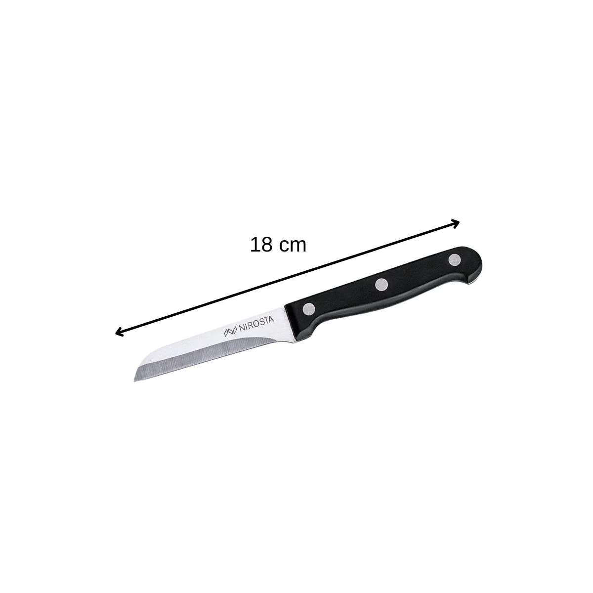 Lot de 2 couteaux à légumes 18 cm Nirosta