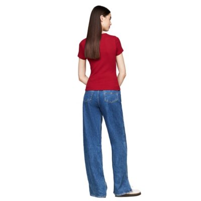 Tee-shirt à manches courtes femme W17881 TOMMY HILFIGER