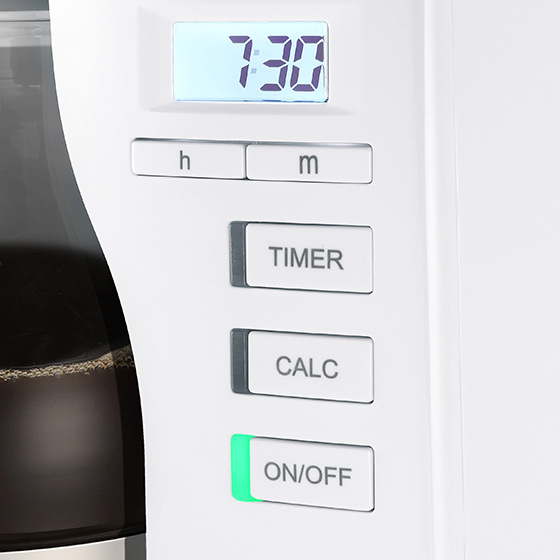 LOOK® Timer|Filterkaffeemaschine Weiß