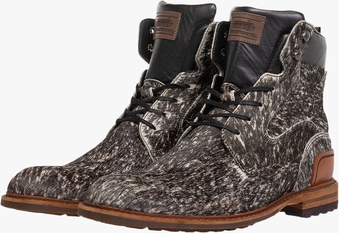 FLORIS VAN BOMMEL witte floris van bommel veterschoenen sfm-80022