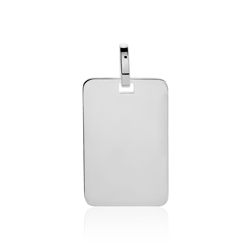 Pendentif Leyel Argent Blanc