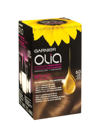 Olia Permanent Hair Color Shade 6.0