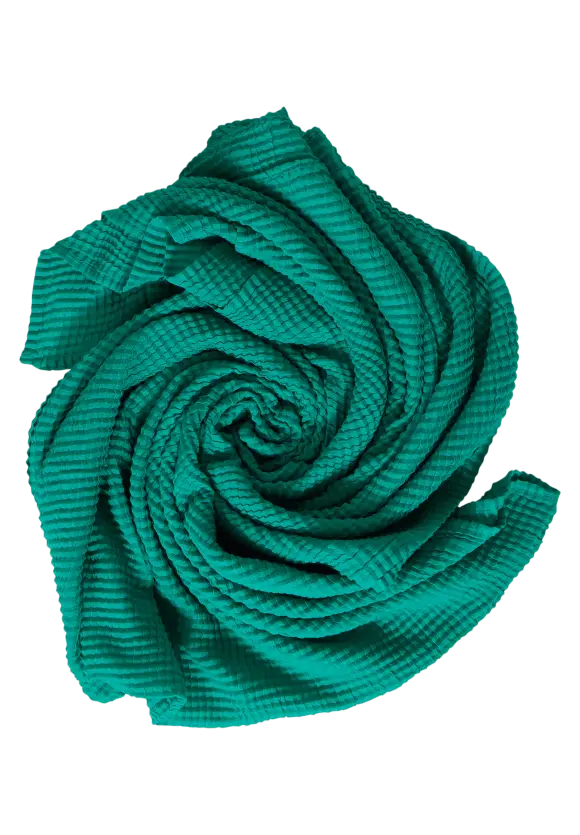 Struktur Longschal - intense aqua