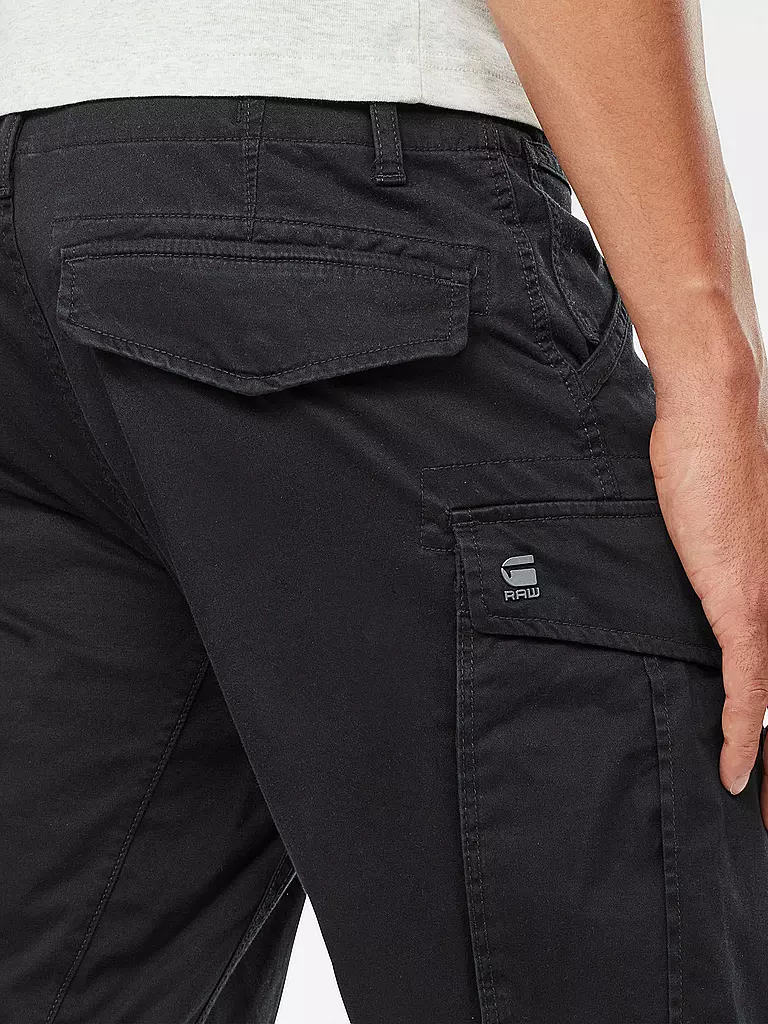 G-STAR RAW Cargohose Tapered Fit ROVIC ZIP 3D schwarz