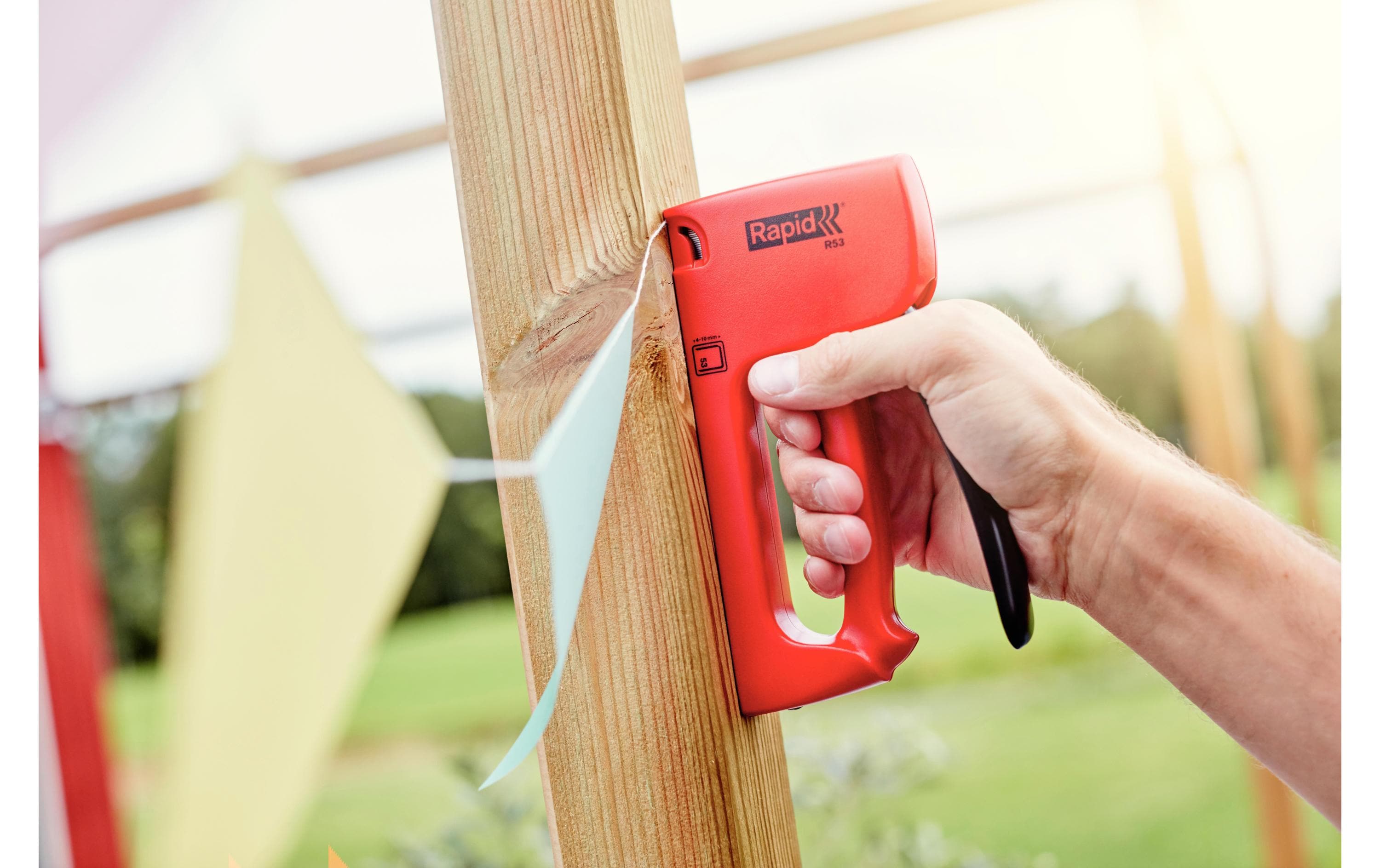 Handtacker R53Leichter, anwenderfreundlicher Handtacker für Hobby- und Heimwerkerprojekte