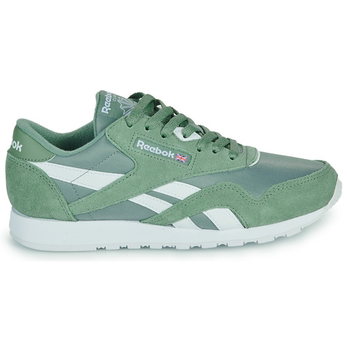 Reebok Classic - CLASSIC LEATHER NYLON - Vert / Blanc
