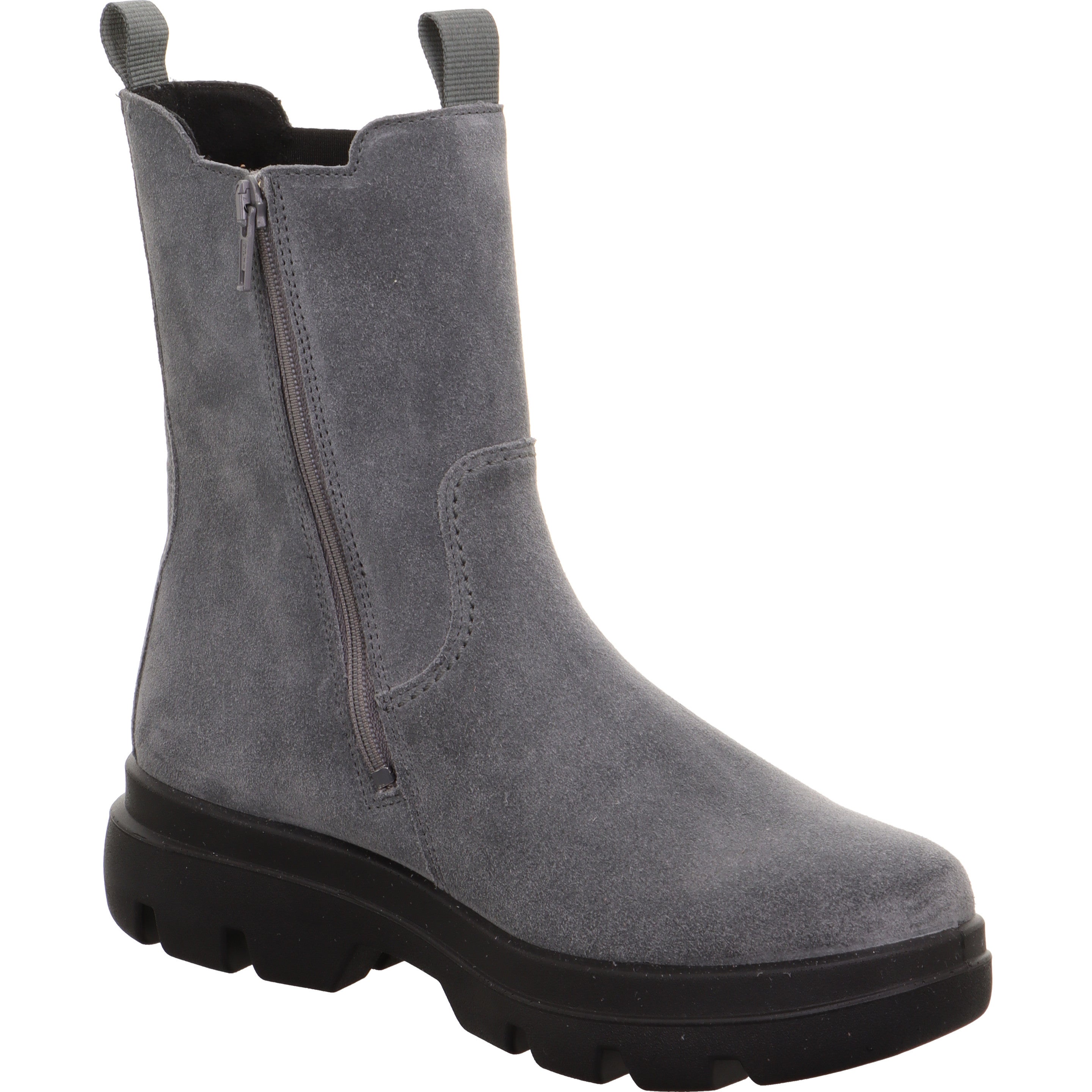 legero ANGELINA Damen  Chelsea Boots mit Reißverschluss - Farbe: Castlerock - Größe: 8.5