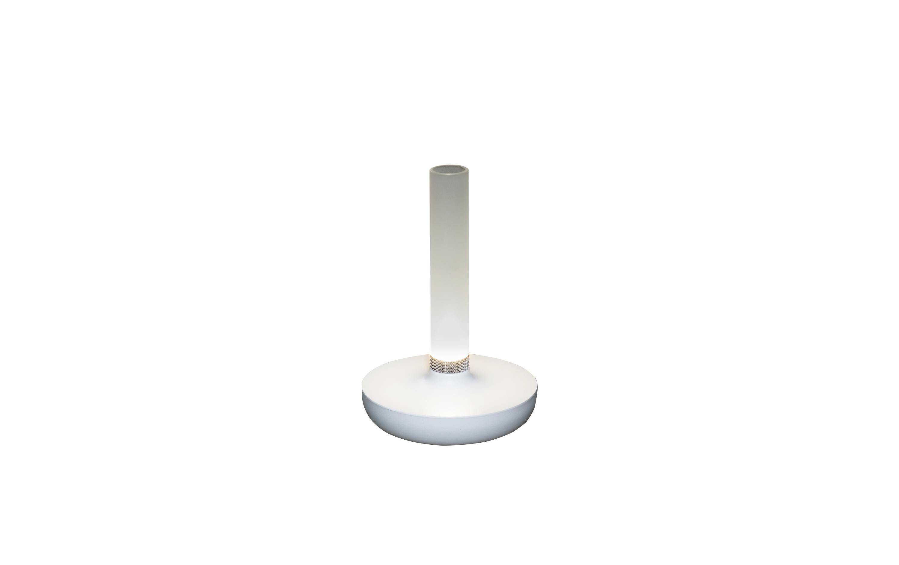 Akku-Tischleuchte USB Biarritz, 1800 / 3000 / 4000 K, Weiss<br>Outdoor-Leuchte